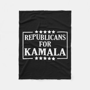 Harris Walz Waltz 2024 Republikeinen voor Kamala Fleece Deken