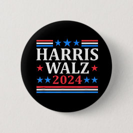 Harris Walz Waltz 2024 Ronde Button 5,7 Cm