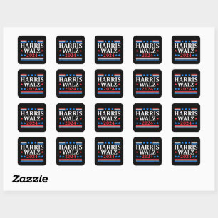 Harris Walz Waltz 2024 Vierkante Sticker