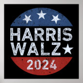 Harris Walz Waltz Poster (Voorkant)