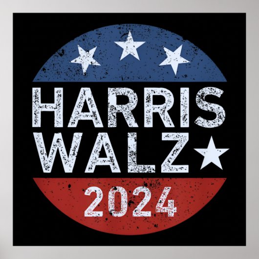 Harris Walz Waltz Poster (Voorkant)