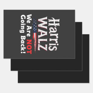 Harris Walz: We gaan niet terug naar verkiezingen Inpakpapier Vel