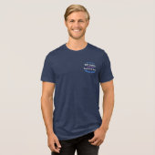 Harris Walz Welkom Tri-Blend Shirt (Voorkant volledig)