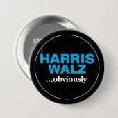 HARRIS WALZ Yard Campaign Ronde Button 7,6 Cm (Voorkant /achterkant)