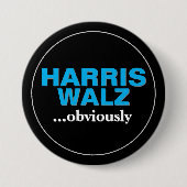 HARRIS WALZ Yard Campaign Ronde Button 7,6 Cm (Voorkant)