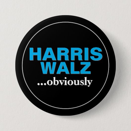 HARRIS WALZ Yard Campaign Ronde Button 7,6 Cm (Voorkant)