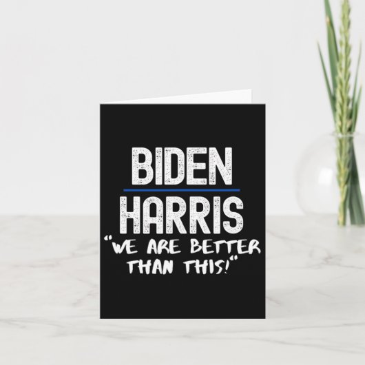 Harris, we zijn beter dan dit kaart (Voorkant)
