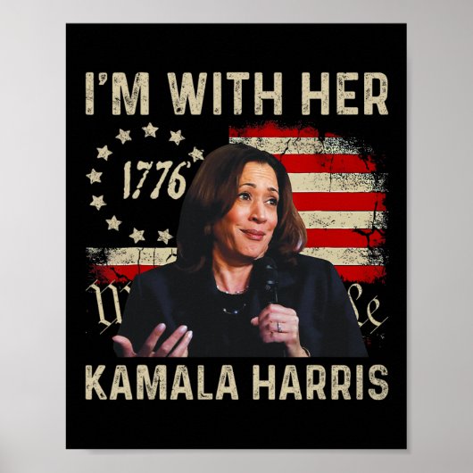Harris we zijn de mensen die ik ben met haar Ameri Poster (Voorkant)