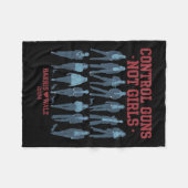 Harris Wheimer 2024 Controle Pistolen Niet Meisjes Fleece Deken (Voorkant (Horizontaal))