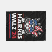 Harris Wheimer 2024 Kamala Harris 47 President Kam Fleece Deken (Voorkant (Horizontaal))