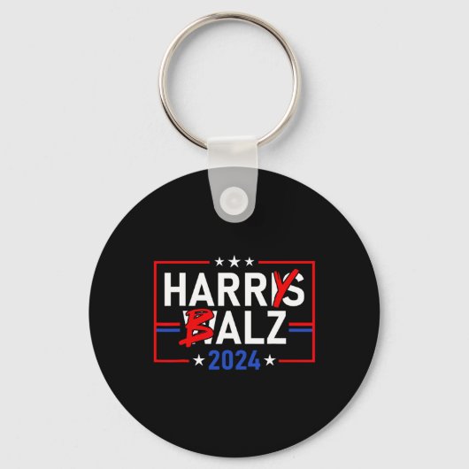 Harris Wheimer 24 Harry B 2024 Meme Democratics Vo Sleutelhanger (Voorkant)