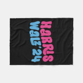 Harris Wheimer 24 Kamala Harris Madam President 20 Fleece Deken (Voorkant (Horizontaal))