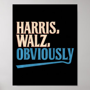 Harris Wheimer Blijkbaar Verkiezingen 2024 Premium Poster