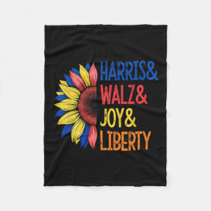 Harris Wheimer Joy Liberty - Harris Waltz 2024 Ret Fleece Deken