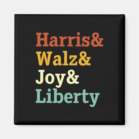 Harris Wheimer Joy Liberty - Harris Waltz 2024 Ret Magneet (Voorkant)