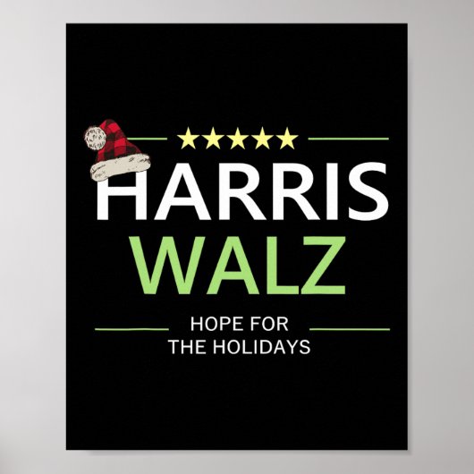 Harris Wheimer Kersthoop voor de Feestdagen Dem Poster (Voorkant)