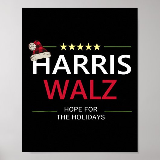 Harris Wheimer Kersthoop voor de Feestdagen Dem Poster (Voorkant)