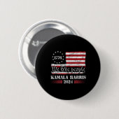 Harris Wij, het volk, de Amerikaanse vlag Ronde Button 5,7 Cm (Voorkant /achterkant)