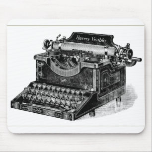  Harris Zichtbare Schrijfmachine Muismat