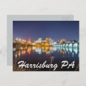 Harrisburg Pennsylvania skyline Briefkaart (Voorkant / Achterkant)