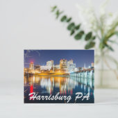 Harrisburg Pennsylvania skyline Briefkaart (Staand voorkant)