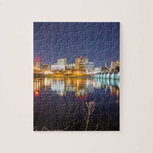 Harrisburg Pennsylvania skyline Dauphin County Legpuzzel (Verticaal)