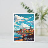 Harrisburg Pennsylvania USA vintage reizen Briefkaart (Staand voorkant)