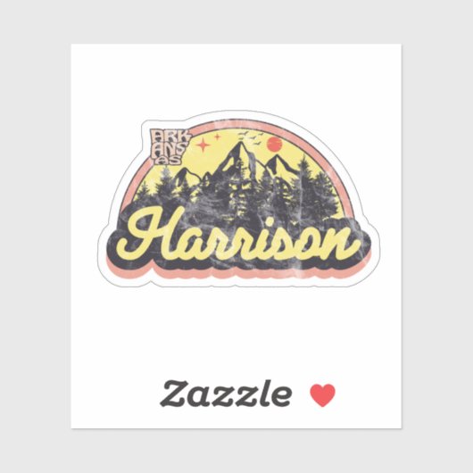 Harrison, Arkansas Sticker (Vel)