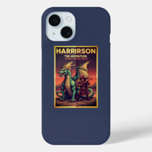 Harrison de Reiziger – Avontuurlijke Geest Concept iPhone 15 Case
