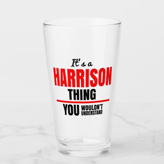 Harrison ding dat je niet zou begrijpen glas (Voorkant)