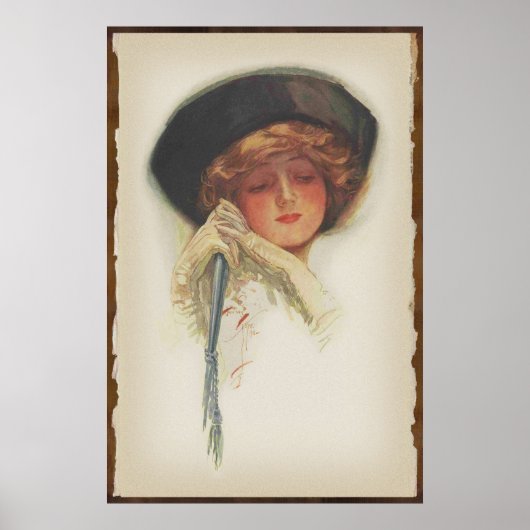 Harrison Fisher Art: American Girl Print #1 (Voorkant)