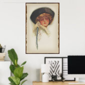 Harrison Fisher Art: American Girl Print #1 (Thuiskantoor)