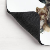 Harrison Fisher Girl in een Blauwgroen Pet Muismat (Hoek)