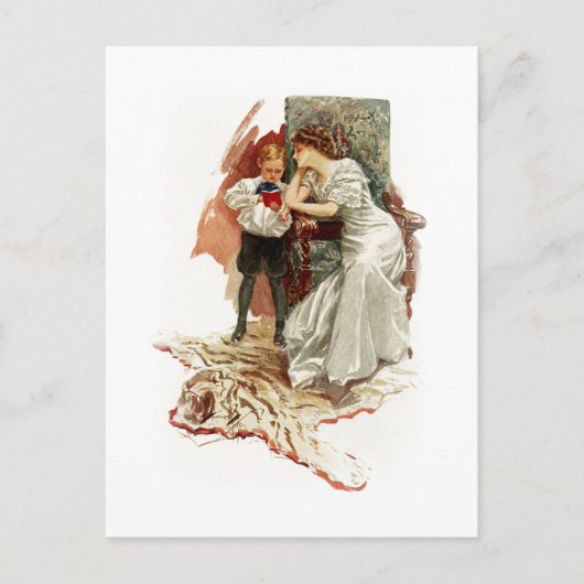 Harrison Fisher Hearts Desire Dit is mijn tijdboek Briefkaart (Voorkant)