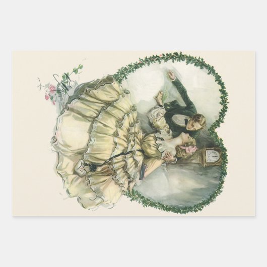 Harrison Fisher, kerstbriefje en bruin Inpakpapier Vel (Voorkant 2)