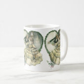  Harrison Fisher, kerstbriefje en bruin Koffiemok (Voorkant rechts)