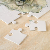 Harrison Fisher, kerstbriefje en bruin Legpuzzel (Zijkant)