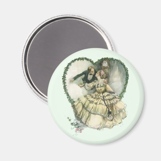  Harrison Fisher, kerstbriefje en bruin Magneet (Voorkant / Achterkant)