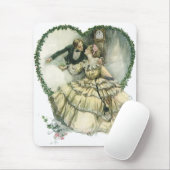  Harrison Fisher, kerstbriefje en bruin Muismat (Met muis)