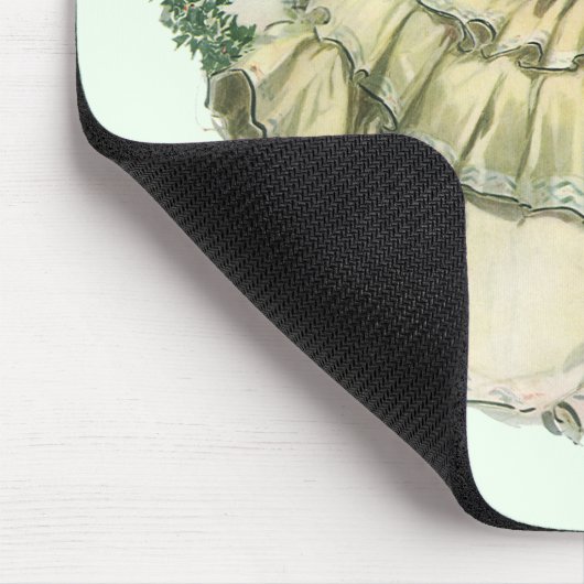  Harrison Fisher, kerstbriefje en bruin Muismat (Hoek)