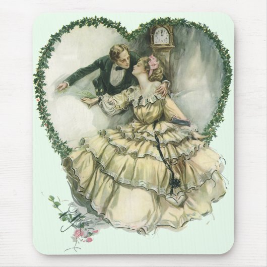  Harrison Fisher, kerstbriefje en bruin Muismat (Voorkant)