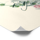 Harrison Fisher, kerstbriefje en bruin Poster (Hoek)