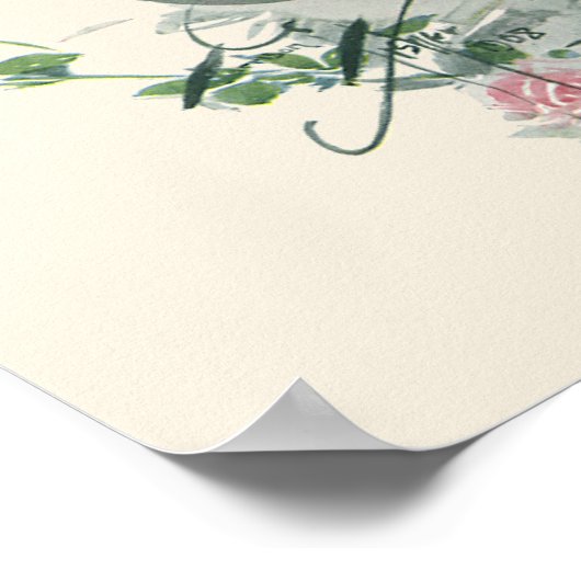  Harrison Fisher, kerstbriefje en bruin Poster (Hoek)