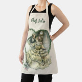  Harrison Fisher, kerstbriefje en bruin Schort (Insitu)