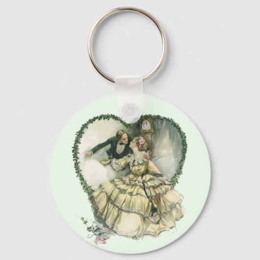  Harrison Fisher, kerstbriefje en bruin Sleutelhanger (Voorkant)