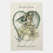  Harrison Fisher, kerstbriefje en bruin Theedoek (Verticaal)