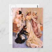 Harrison Fisher over het huwelijk Briefkaart (Voorkant / Achterkant)