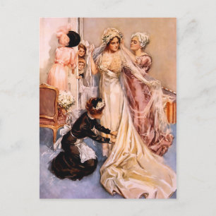 Harrison Fisher over het huwelijk Briefkaart