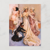 Harrison Fisher over het huwelijk Briefkaart (Voorkant)