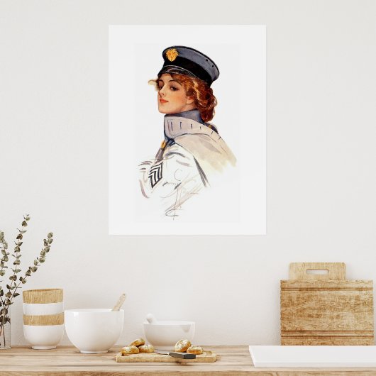 Harrison Fisher over wapens Poster (Keuken)